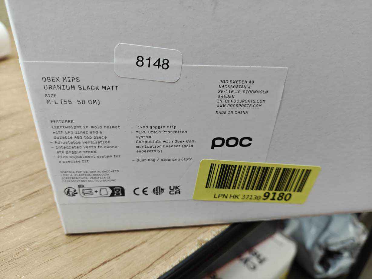 POC Obex MIPS Skihelm - Größe 55-58 cm #8148