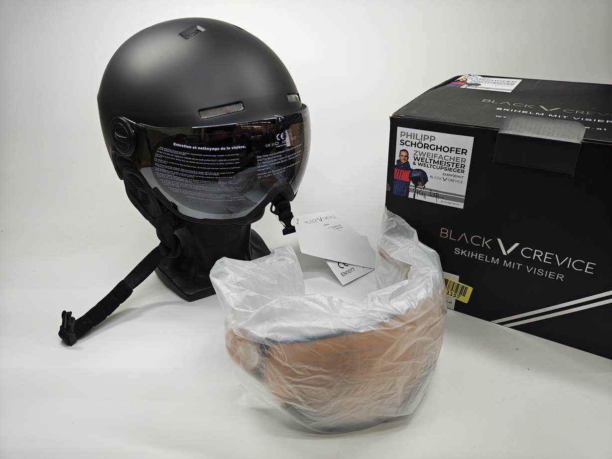 Black Crevice Saalbach Skihelm - Größe 54-57 cm #8063