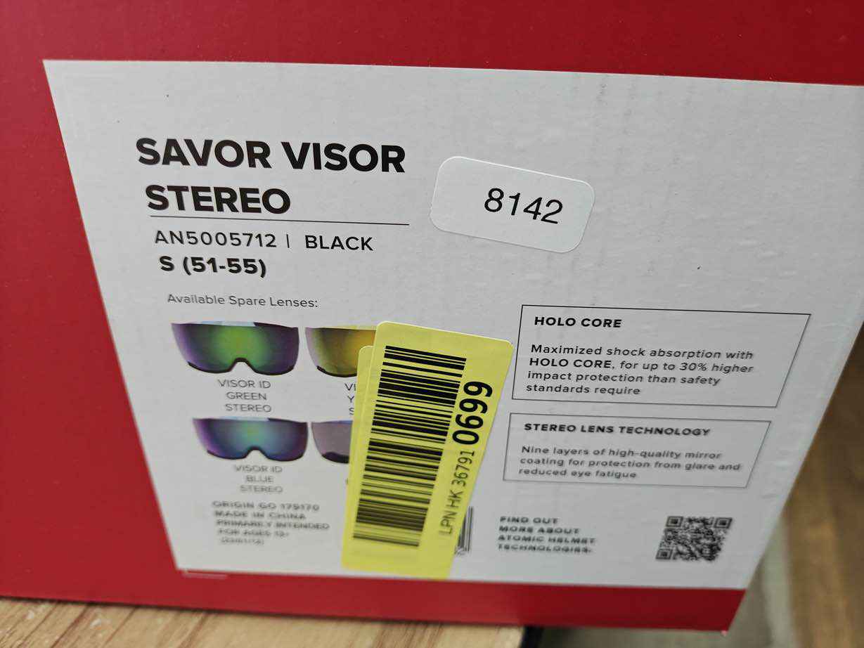 ATOMIC SAVOR VISOR STEREO Skihelm - Größe 51-55 cm #8142
