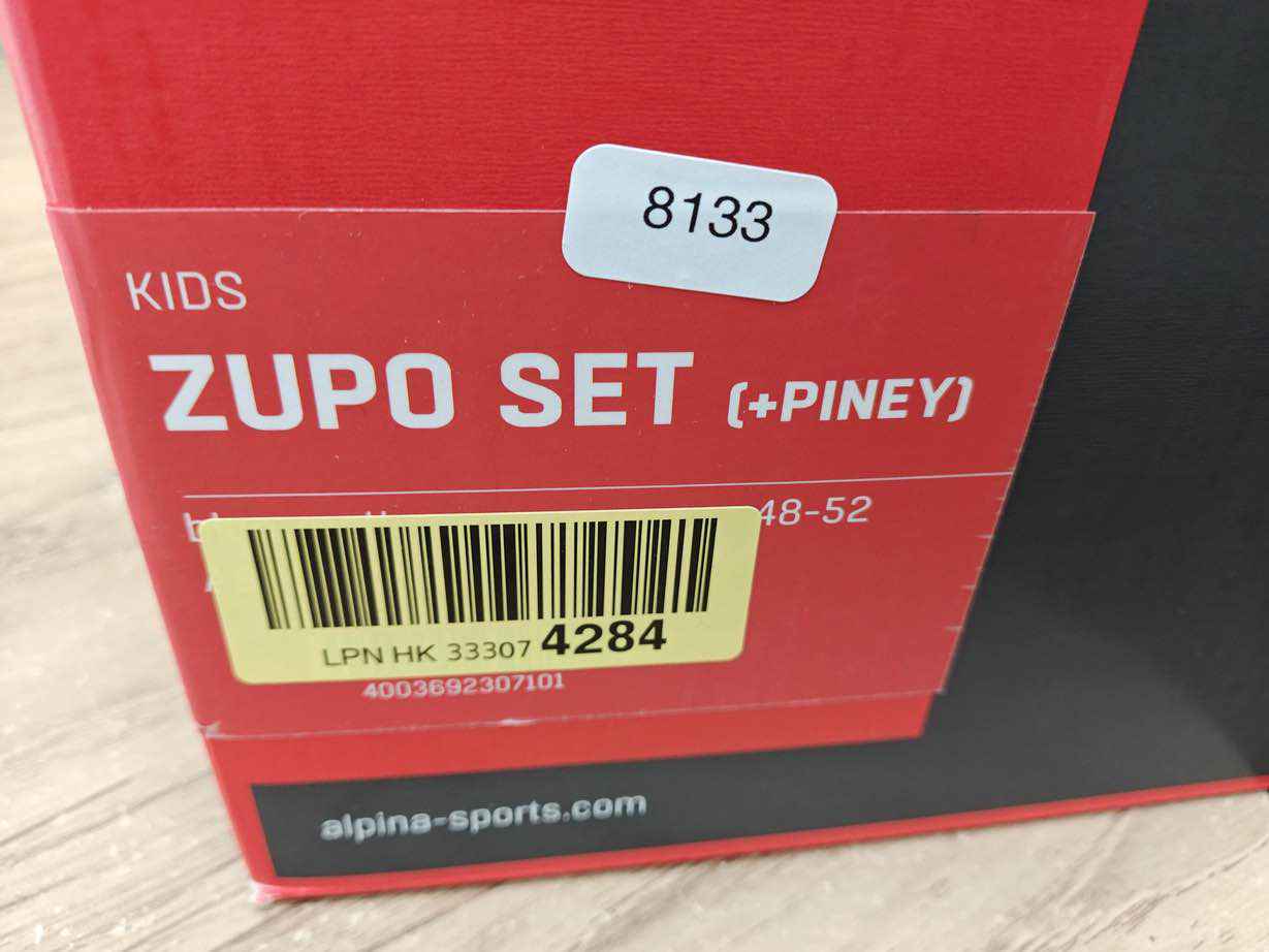 ALPINA ZUPO SET (+PINEY) Skihelm - Größe 48-52 cm #8133