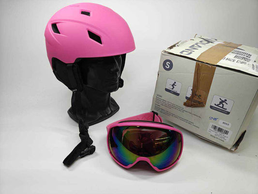 Odoland Skihelm mit Brille - Größe 52-55cm #8053