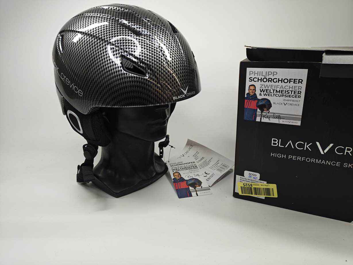 Black Crevice Kitzbühel Skihelm - Größe 59-60 cm #8099