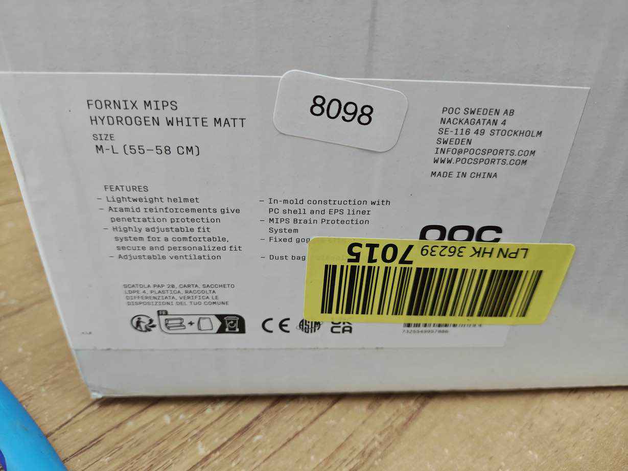 POC Fornix MIPS Skihelm - Größe 55-58 cm #8098