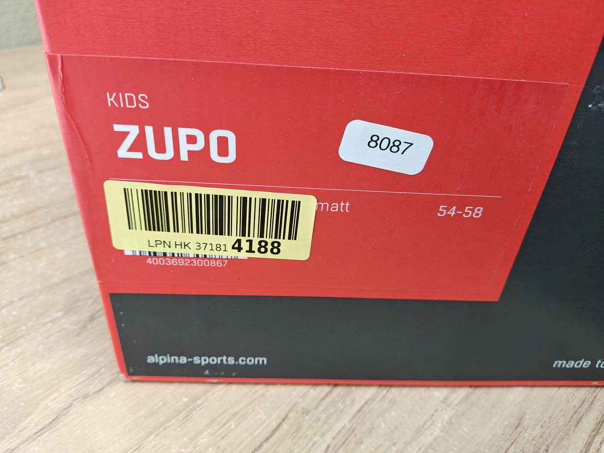 ALPINA ZUPO Skihelm - Größe 54-58 cm #8087