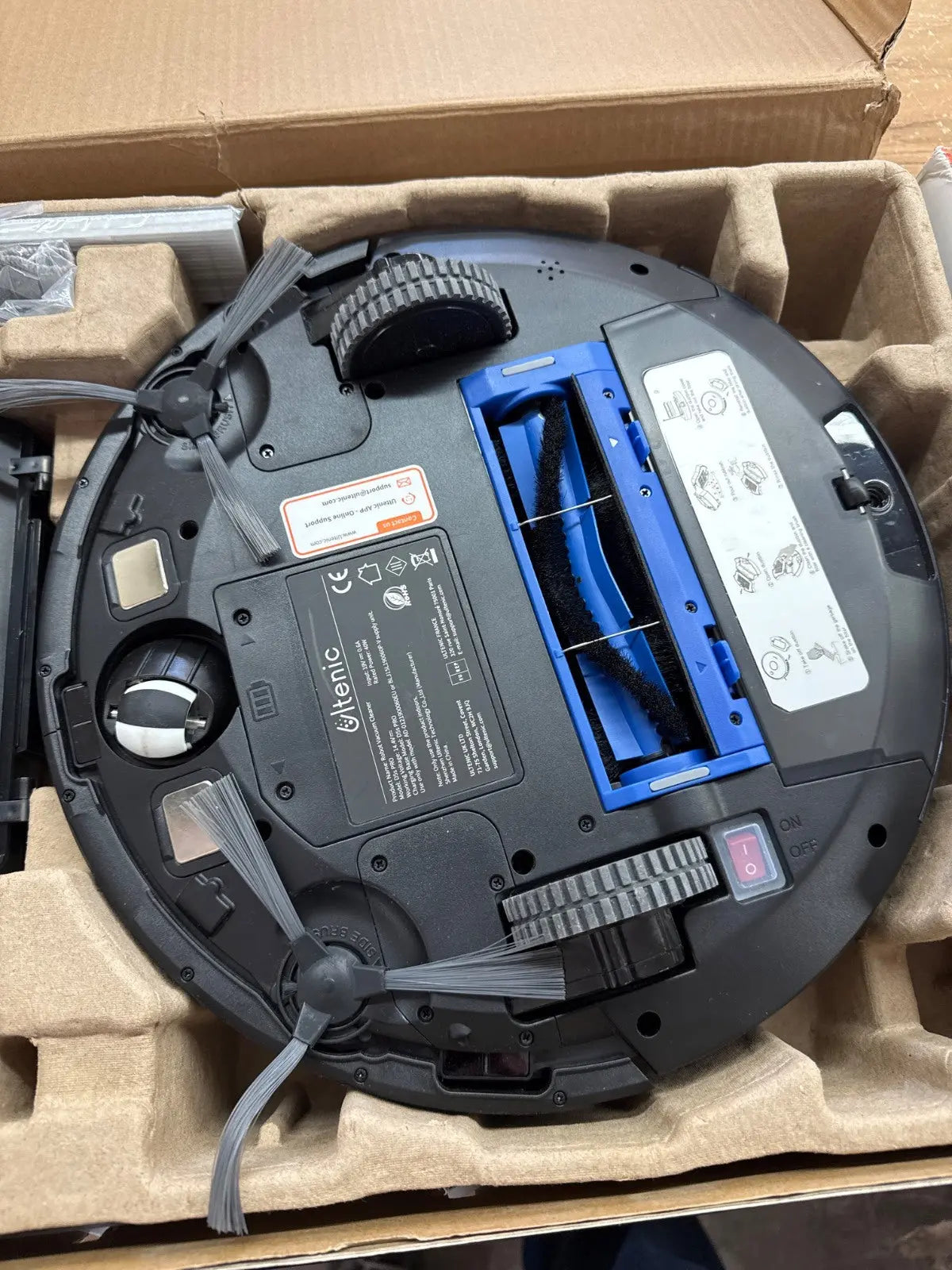 Ultenic D5s Pro Saugroboter mit Wischfunktion schwarz #9229 