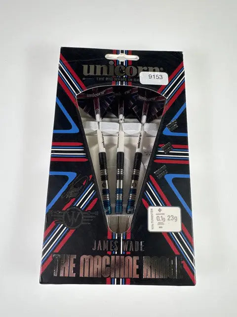 Unicorn James The Machine Steel Tip Darts 23g - 90% #9153