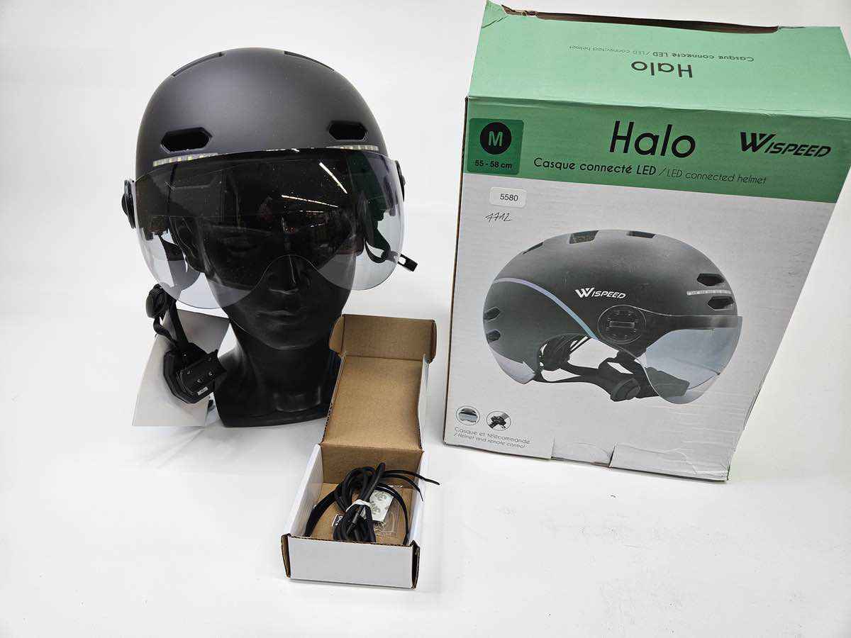 WiSpeed Halo Fahrradhelm - Größe 55-58cm #5580 - Black Forest Deals