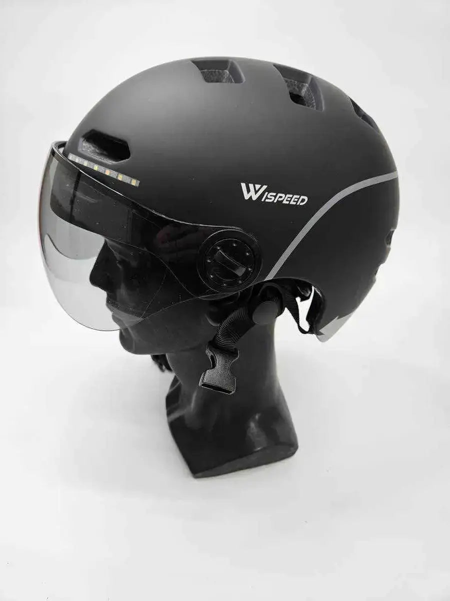 WiSpeed Halo Fahrradhelm - Größe 55-58cm #5580 - Black Forest Deals