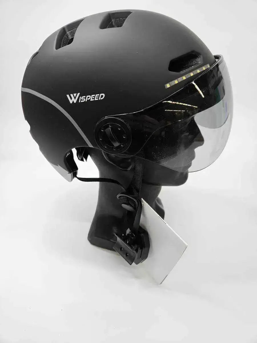 WiSpeed Halo Fahrradhelm - Größe 55-58cm #5580 - Black Forest Deals