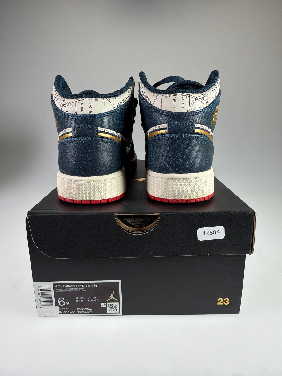 Air Jordan 1 Mid SE (GS) - Größe EU 38,5 #12884