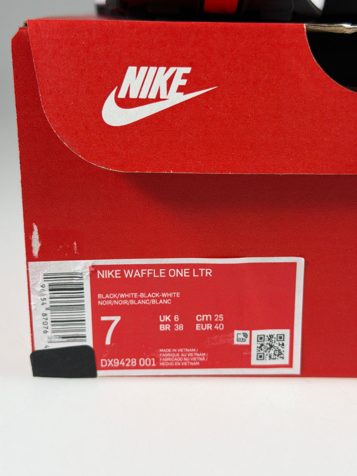 NIKE WAFFLE ONE LTR - Größe 40 #13009