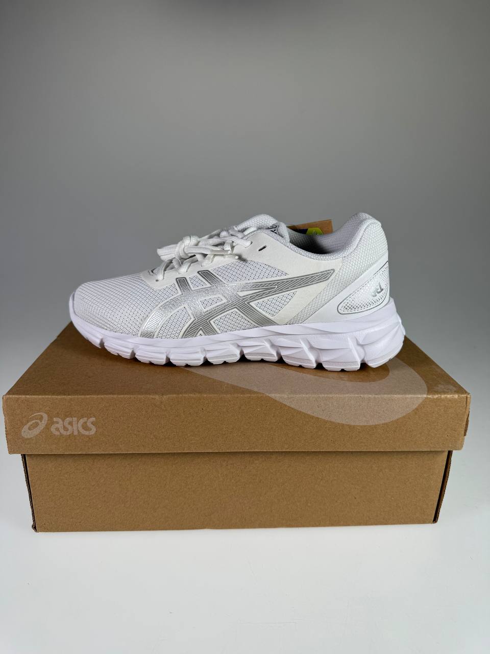 ASICS GEL-QUANTUM LYTE II Damen-Sneaker White/Pure Silver – Seitenansicht