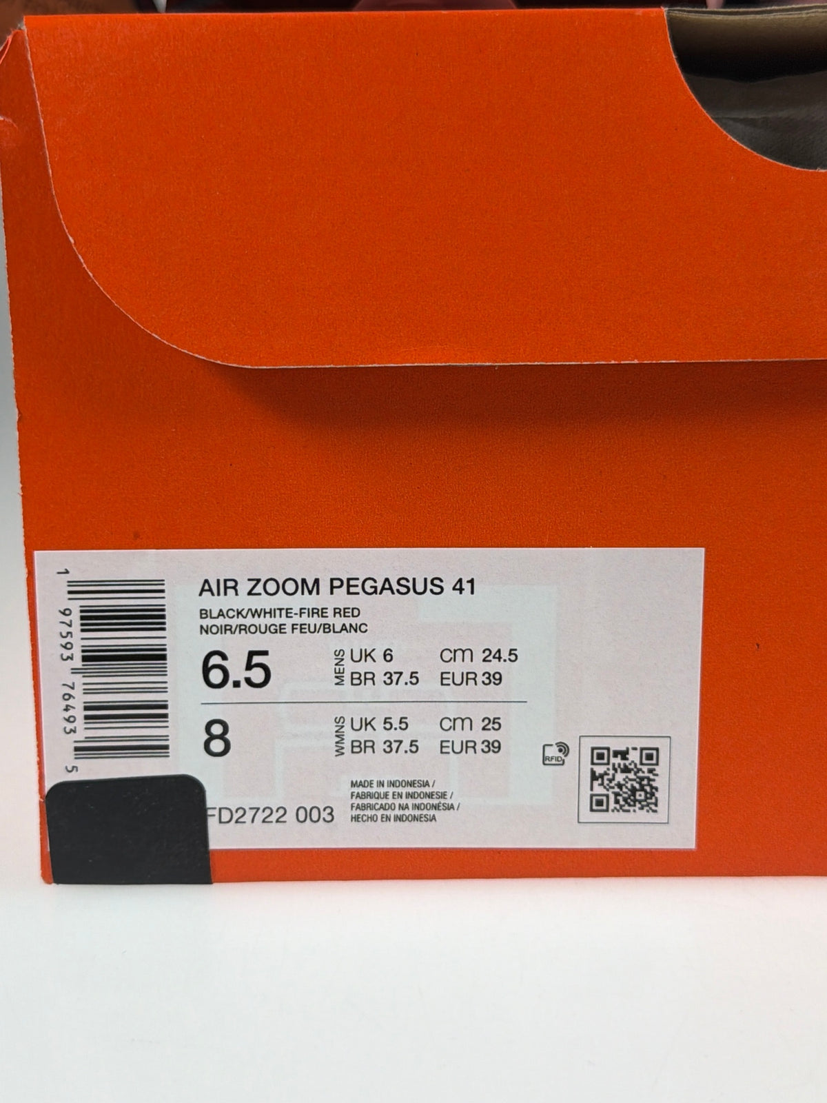 AIR ZOOM PEGASUS 41 - Größe 39 #13014