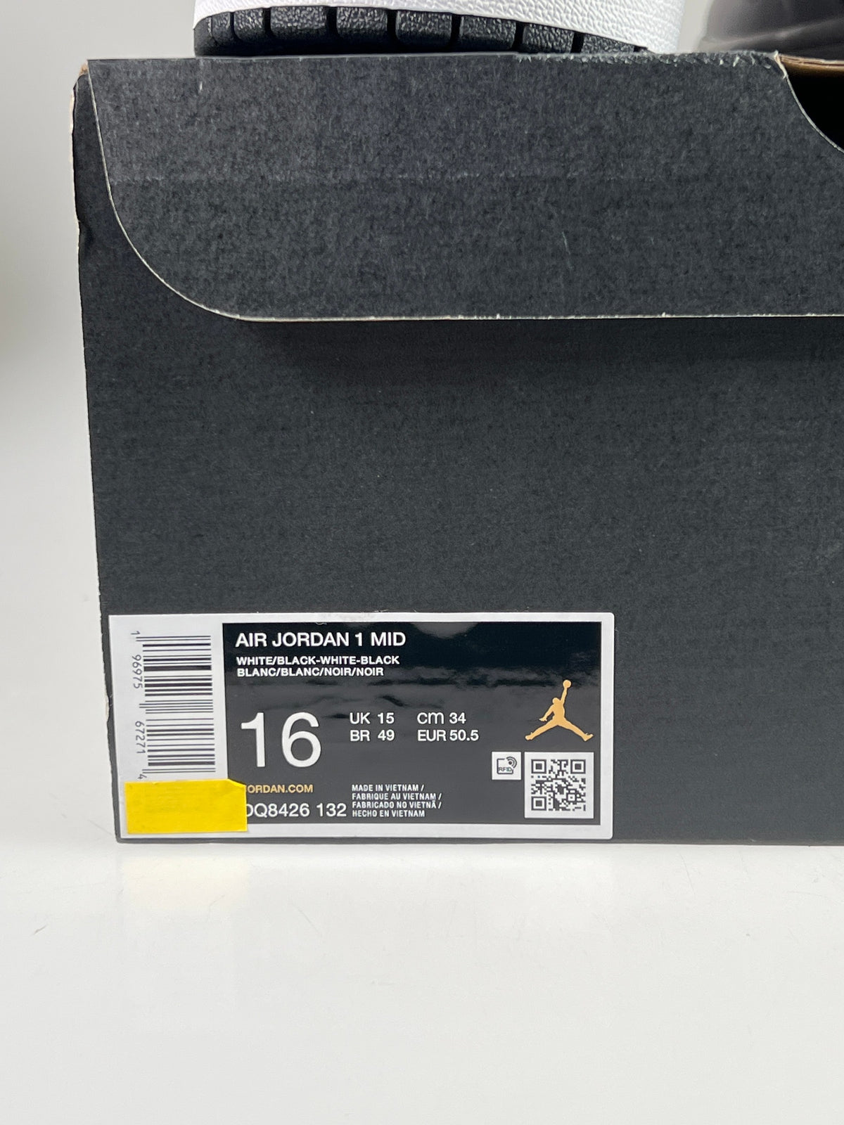 Air Jordan 1 Mid - Größe EU 50,5 #12880