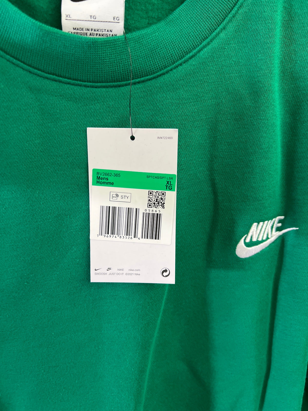 Nike Sportswear Club Fleece Men's Crew - Größe XL #12788