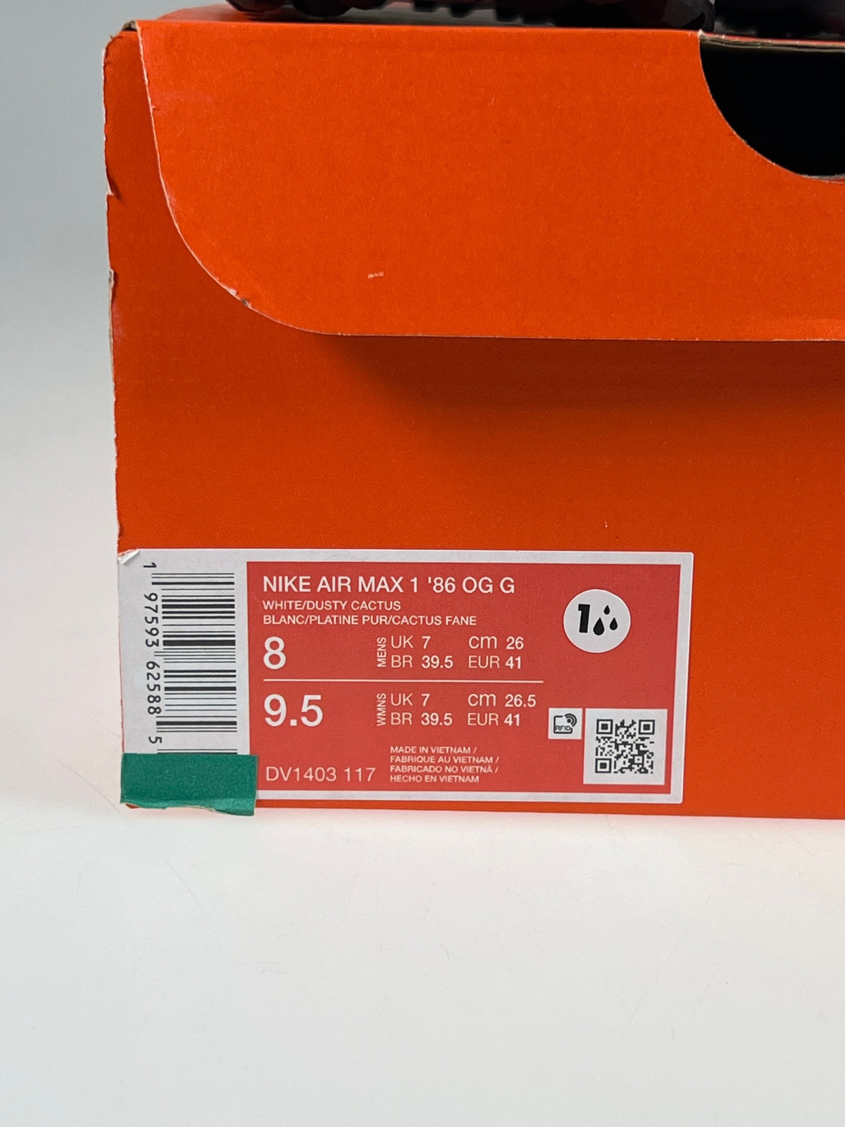 Nike Air Max 1 '86 OG G - Größe EU 41 #12827