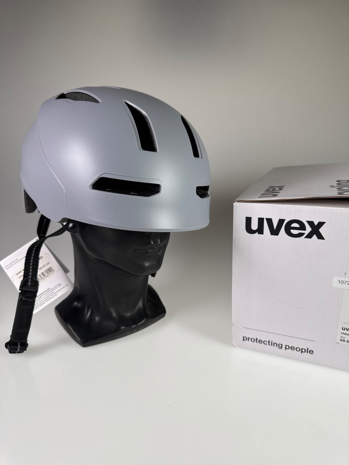 uvex urban planet LED Fahrradhelm rhino matt Größe 58-61cm #10721 R1