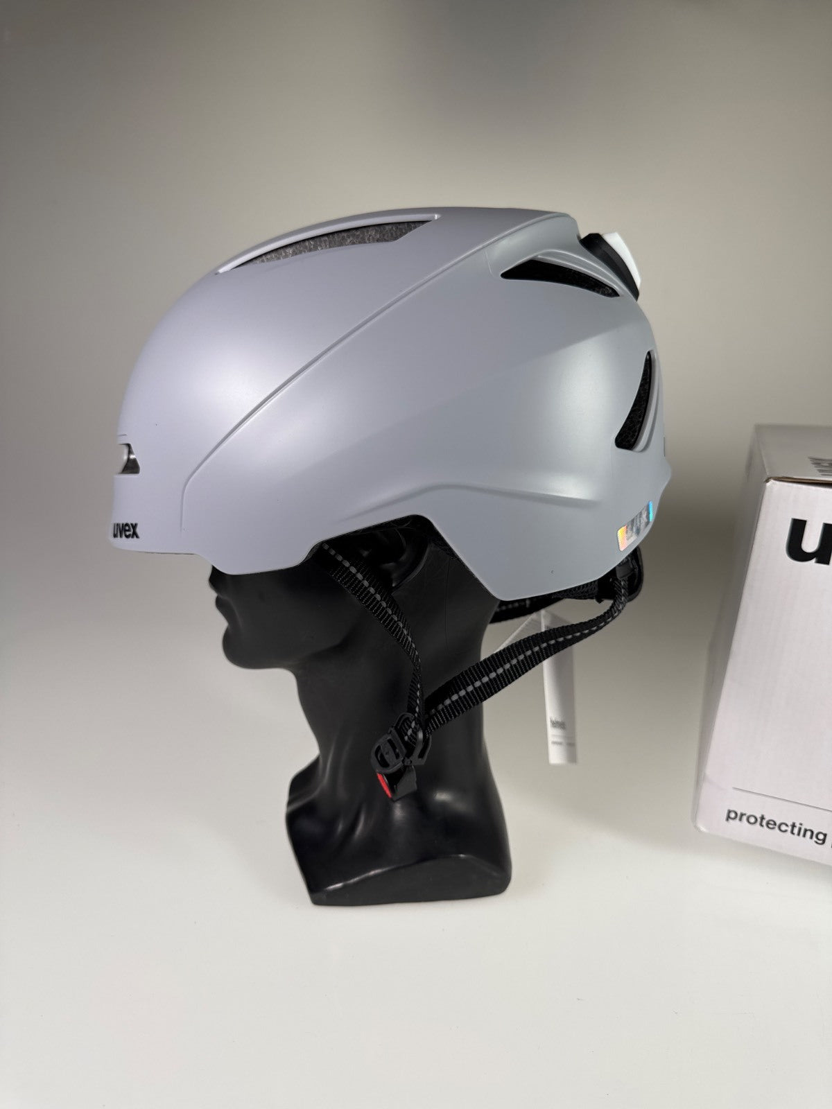 uvex urban planet LED Fahrradhelm rhino matt Größe 58-61cm #10721 R1