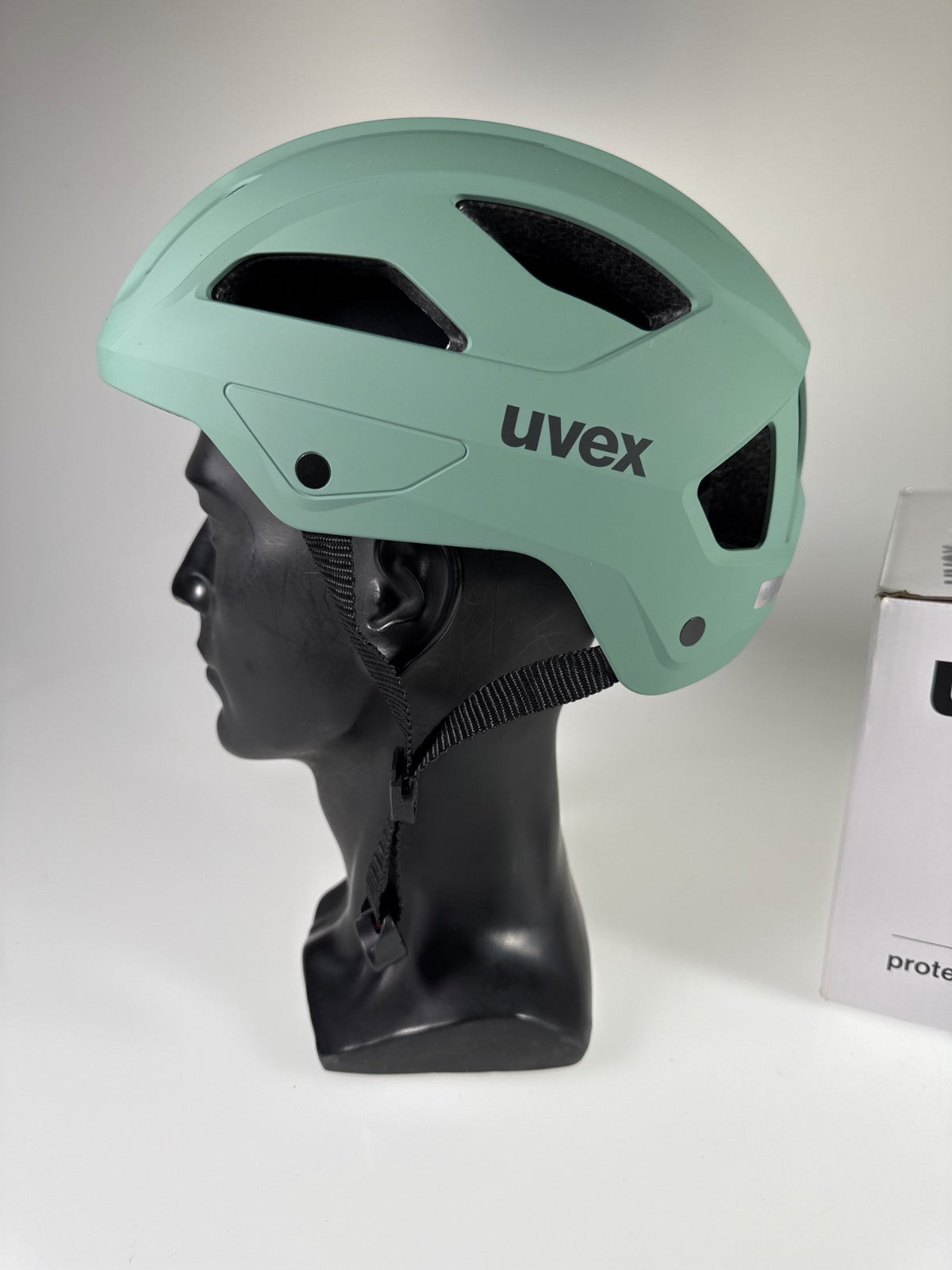 uvex stride Fahrradhelm sage green matt Größe 53-56cm #10733