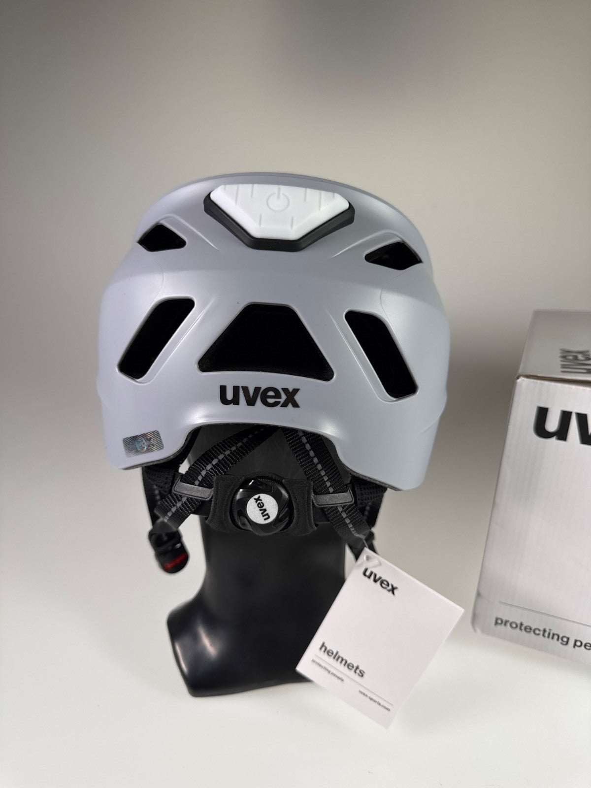 uvex urban planet LED Fahrradhelm rhino matt Größe 58-61cm #10721 R1