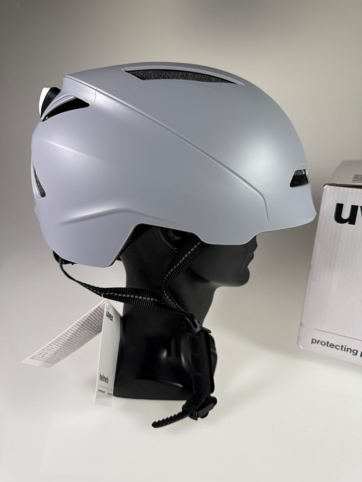 uvex urban planet LED Fahrradhelm rhino matt Größe 58-61cm #10721 R1