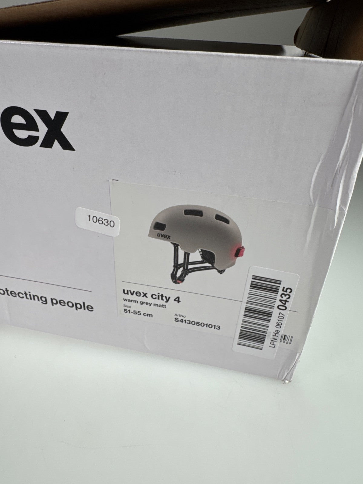 Uvex City 4 Fahrradhelm Warm Grey Matt Größe 51-55cm #10630