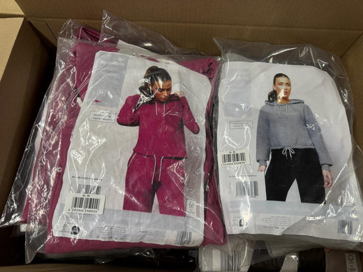 Kangaroo Damen-Hoodies in verschiedenen Farben und Ausführungen – Beispiel für die Mixkiste mit 20 Stück