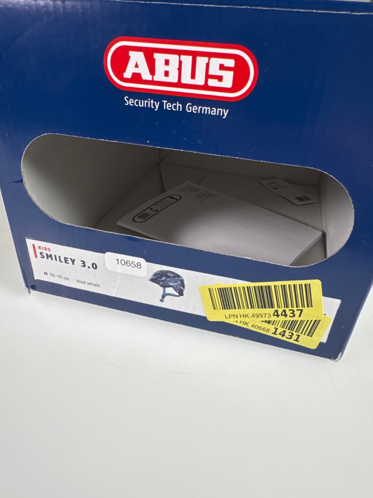 ABUS Smiley 3.0 Fahrradhelm - Größe 50-55cm #10658