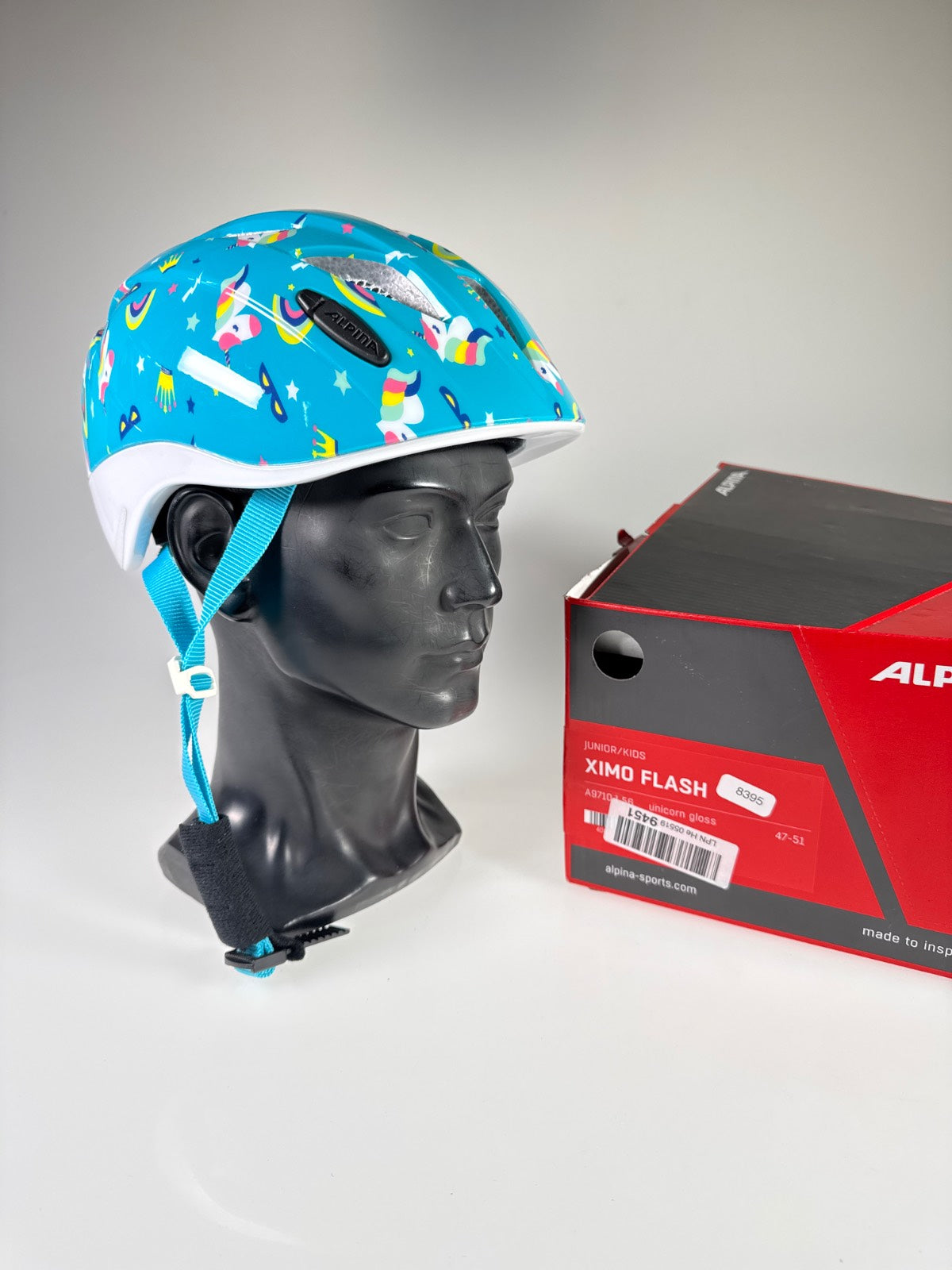 ALPINA XIMO Flash Fahrradhelm - Größe 47-51cm #8395