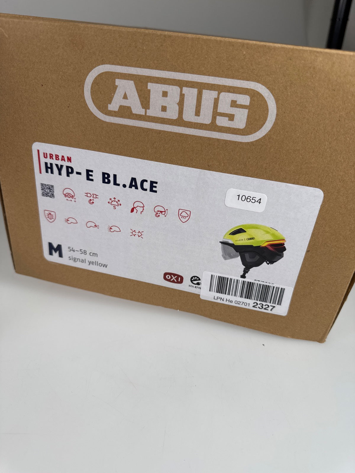 ABUS HYP-E BL.ACE Fahrradhelm - Größe 54-58cm #10654