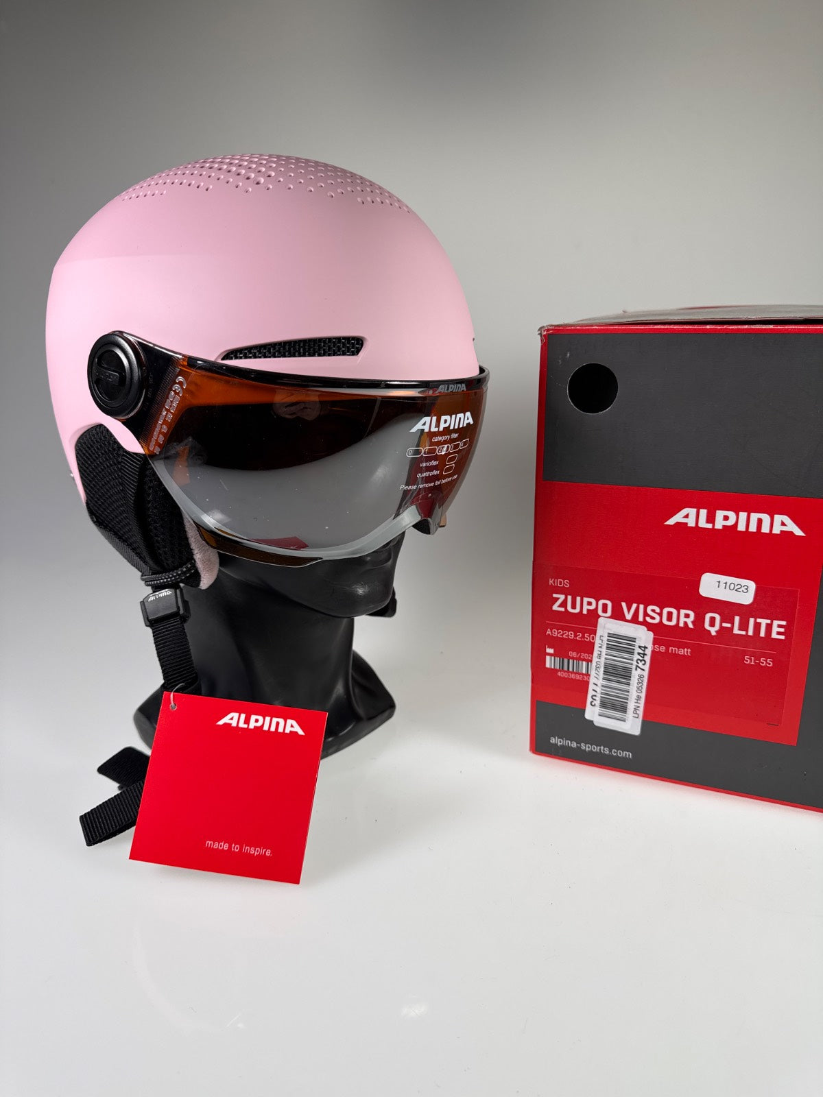 ALPINA Zupo Visor Q-Lite Skihelm - Größe 51-55cm #11023