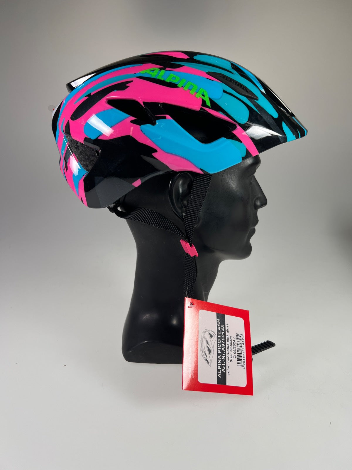 ALPINA PICO Flash Fahrradhelm - Größe 50-55cm #10459