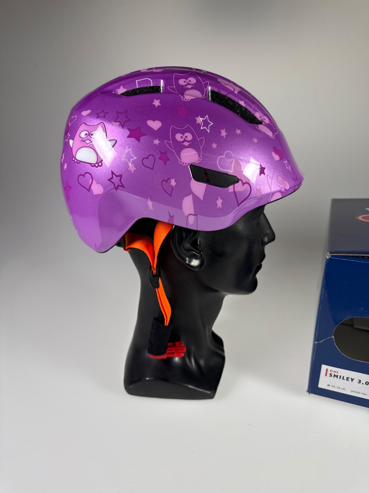 ABUS Smiley 3.0 Fahrradhelm - Größe 50-55cm #10686