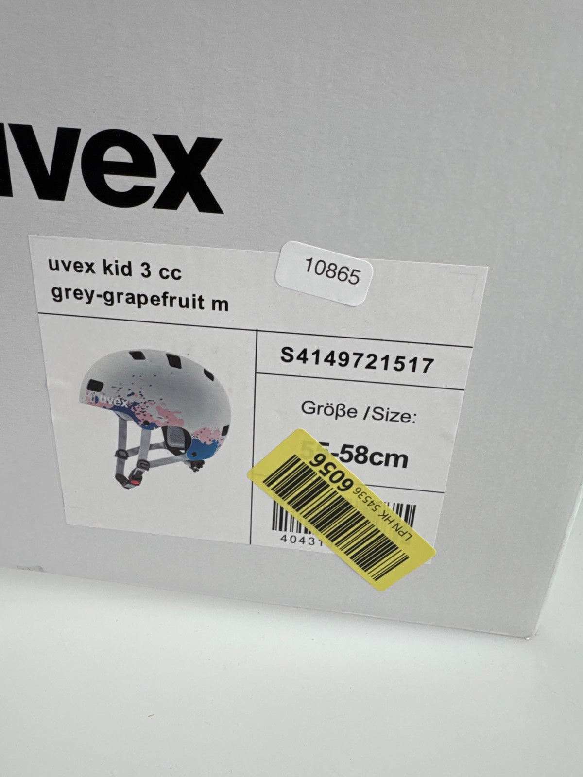 uvex Kid 3 cc Fahrradhelm - Größe 55-58cm #10865