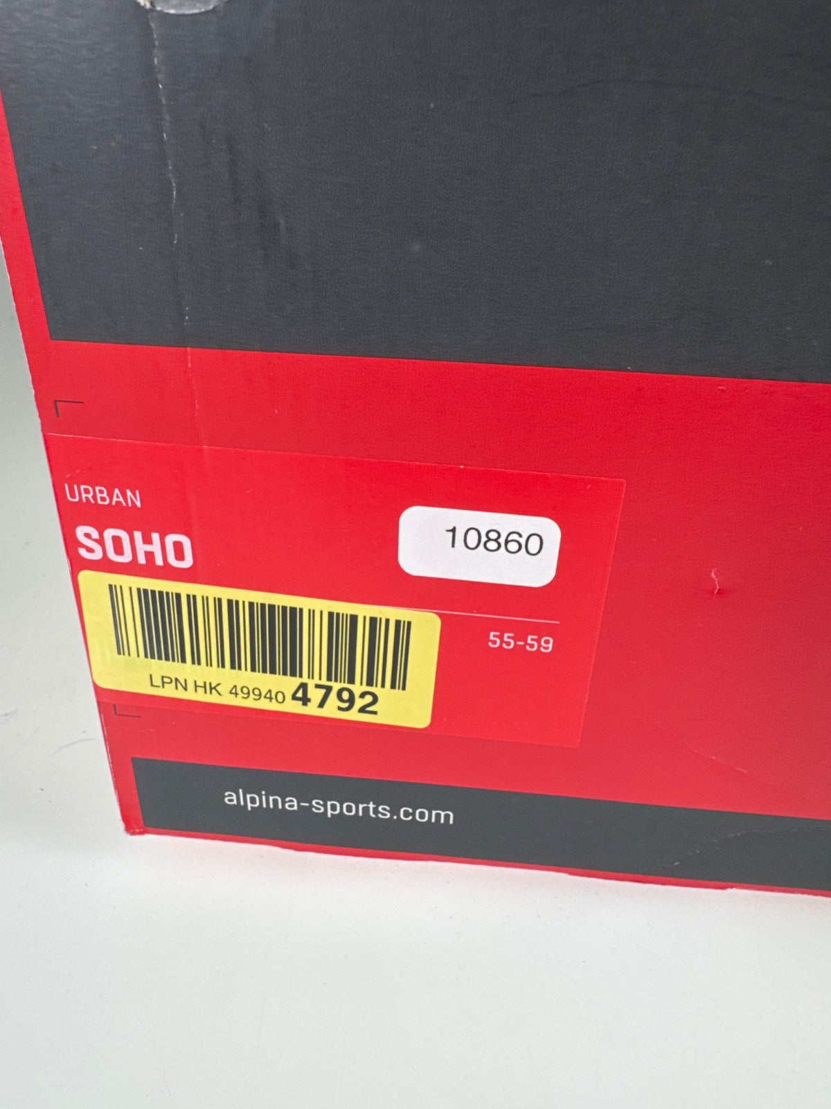 ALPINA Soho Fahrradhelm - Größe 55-59cm #10860