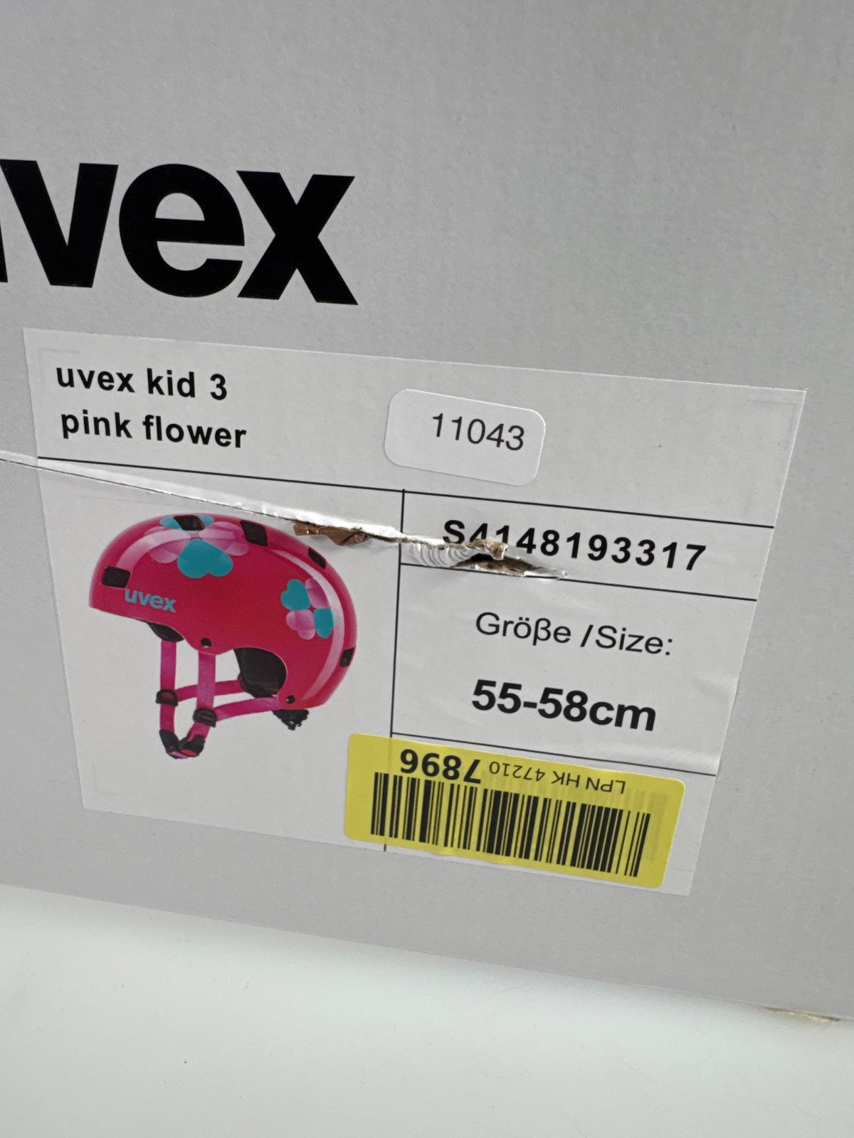 uvex Kid 3 Fahrradhelm - Größe 55-58cm #11043