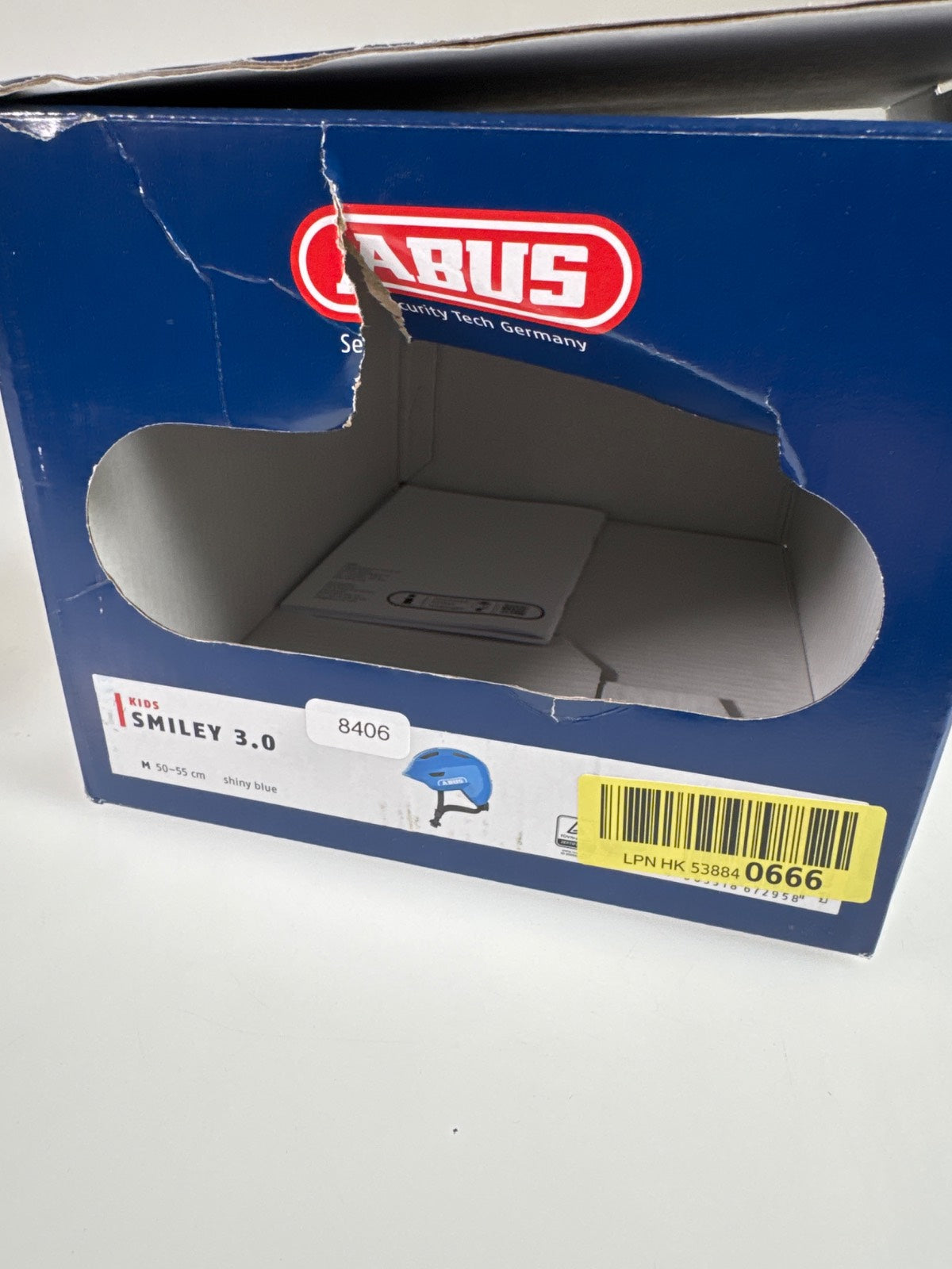 ABUS Smiley 3.0 Fahrradhelm - Größe 50-55cm #8406