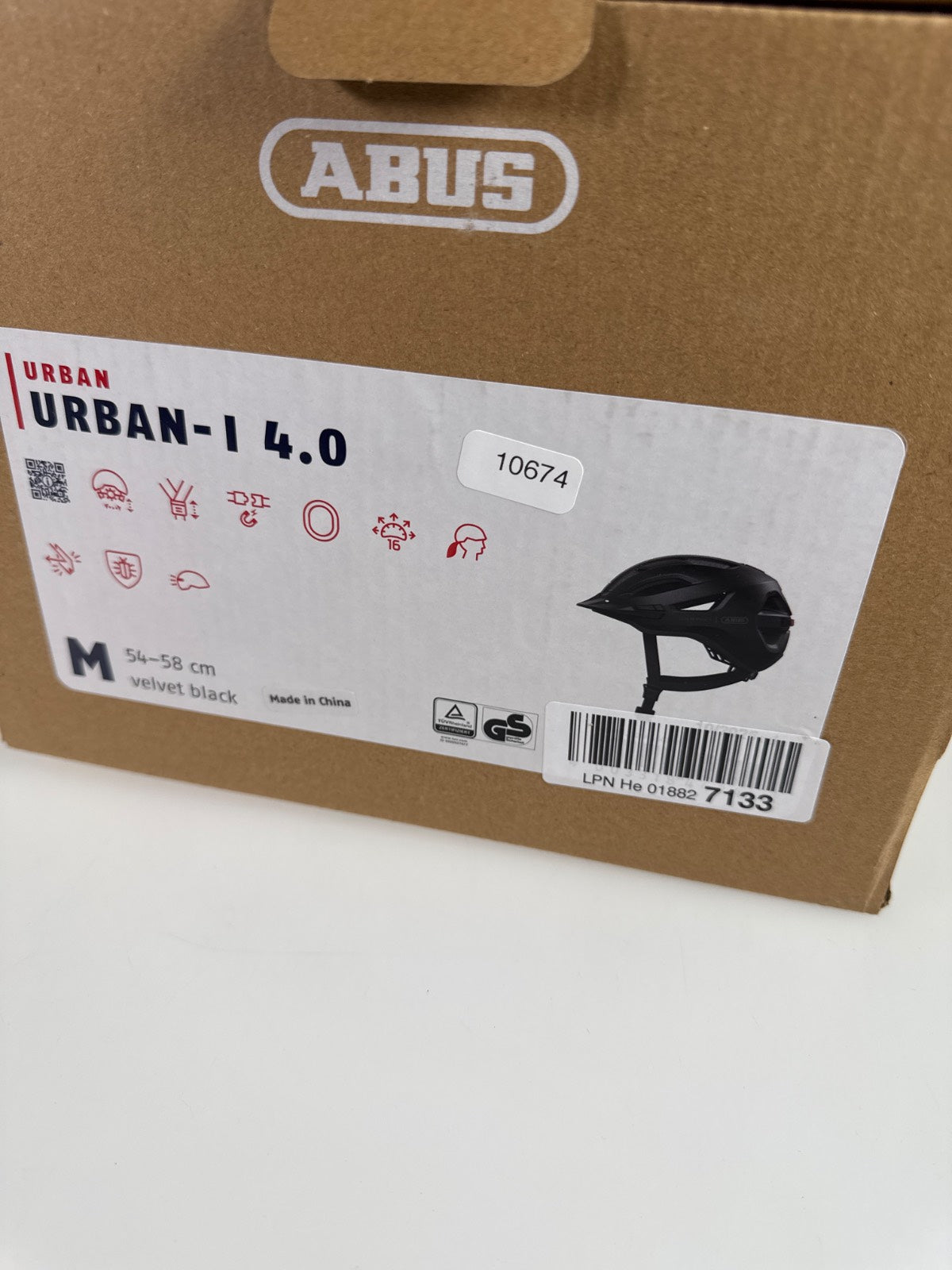 ABUS Urban-I 4.0 Fahrradhelm - Größe 54-58cm #10674