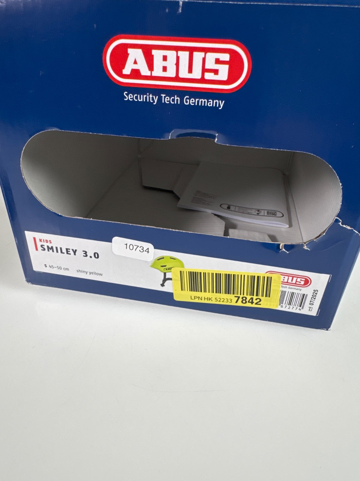 ABUS Smiley 3.0 Fahrradhelm - Größe 45-50cm #10734 R1