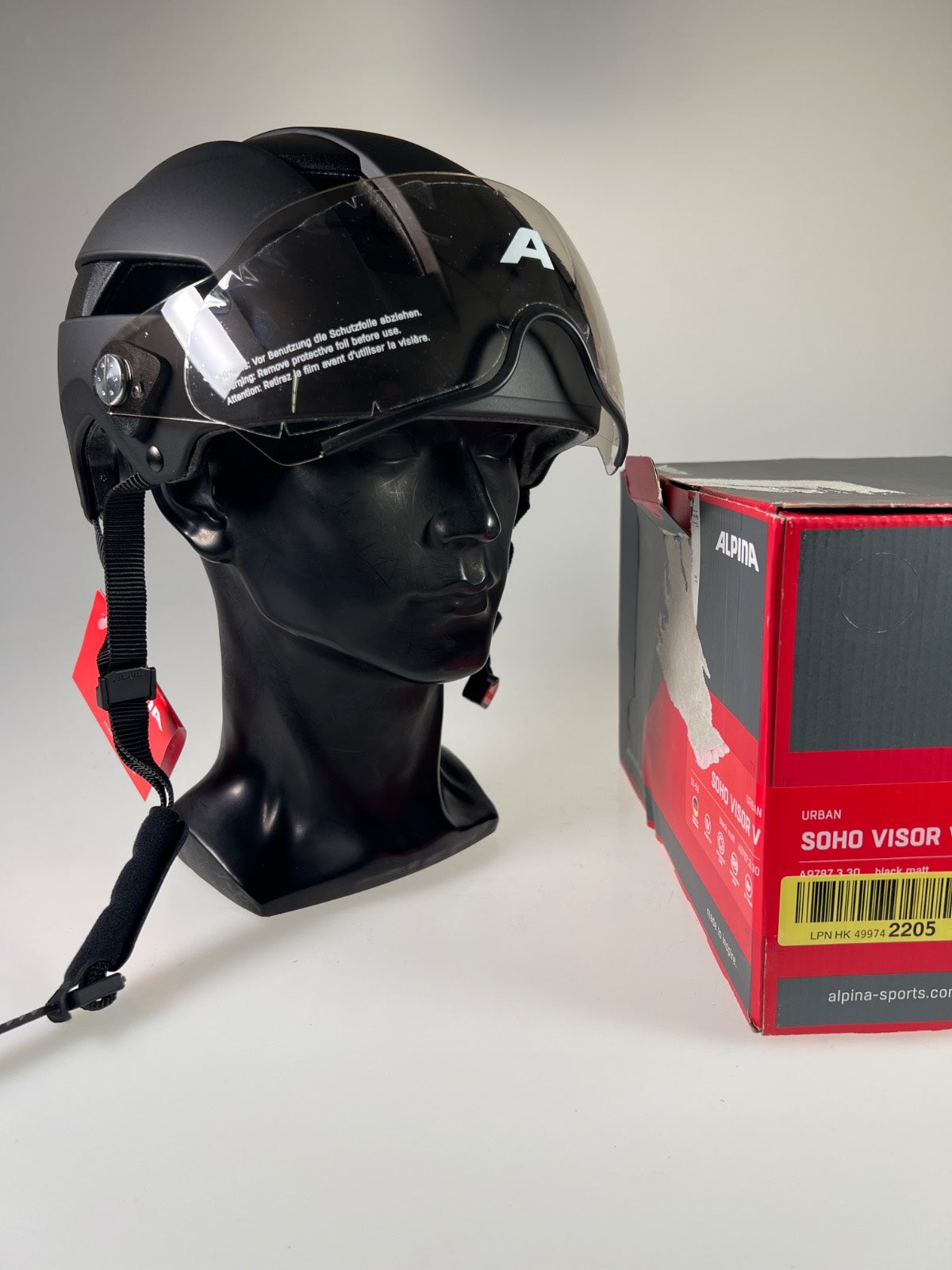 Alpina Soho Visor V Fahrradhelm - Größe 55-59cm #10539