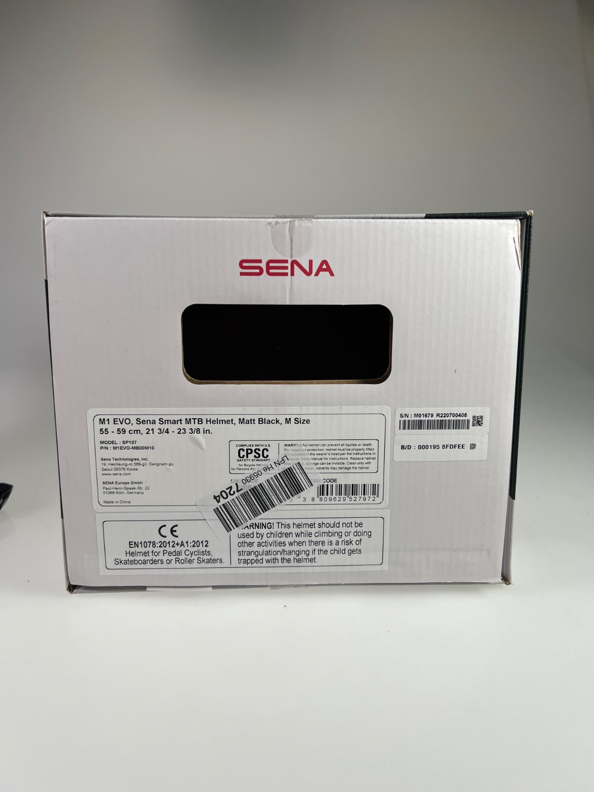 Sena M1/M1 Evo Fahrradhelm - Größe 55-59cm #10592