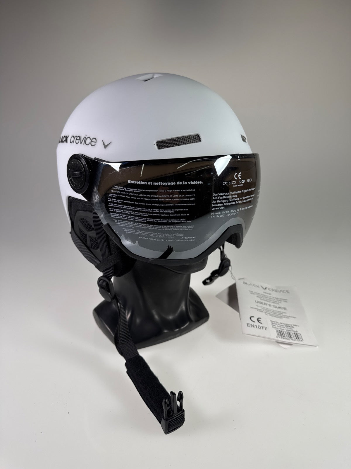 Black Crevice Gstaad Skihelm - Größe 54-57cm #10931