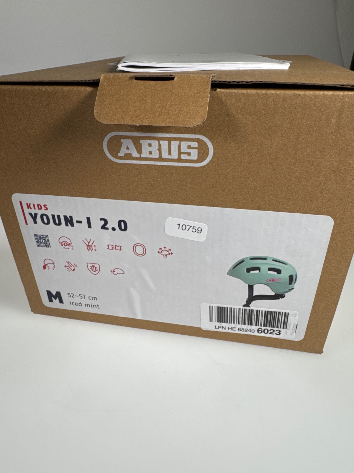 ABUS Youn-I 2.0 Fahrradhelm - Größe 52-57cm #10759