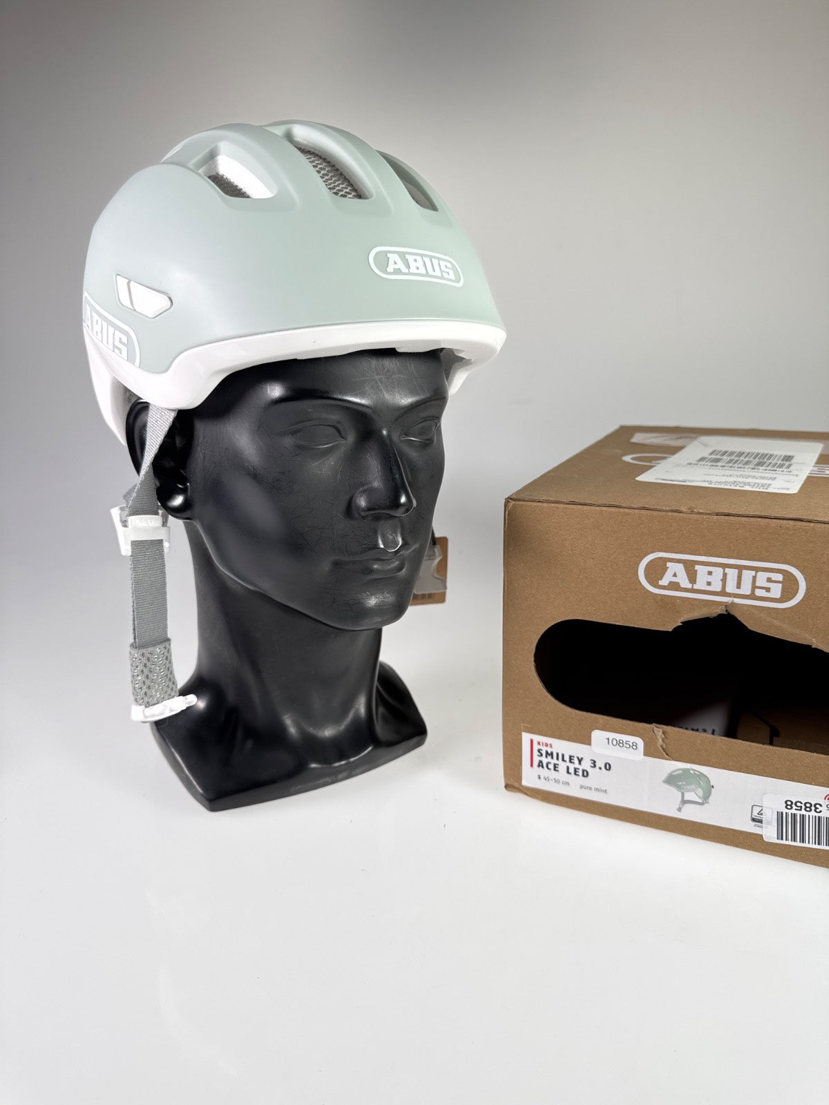 ABUS Smiley 3.0 Ace LED Fahrradhelm - Größe 45-50cm #10858