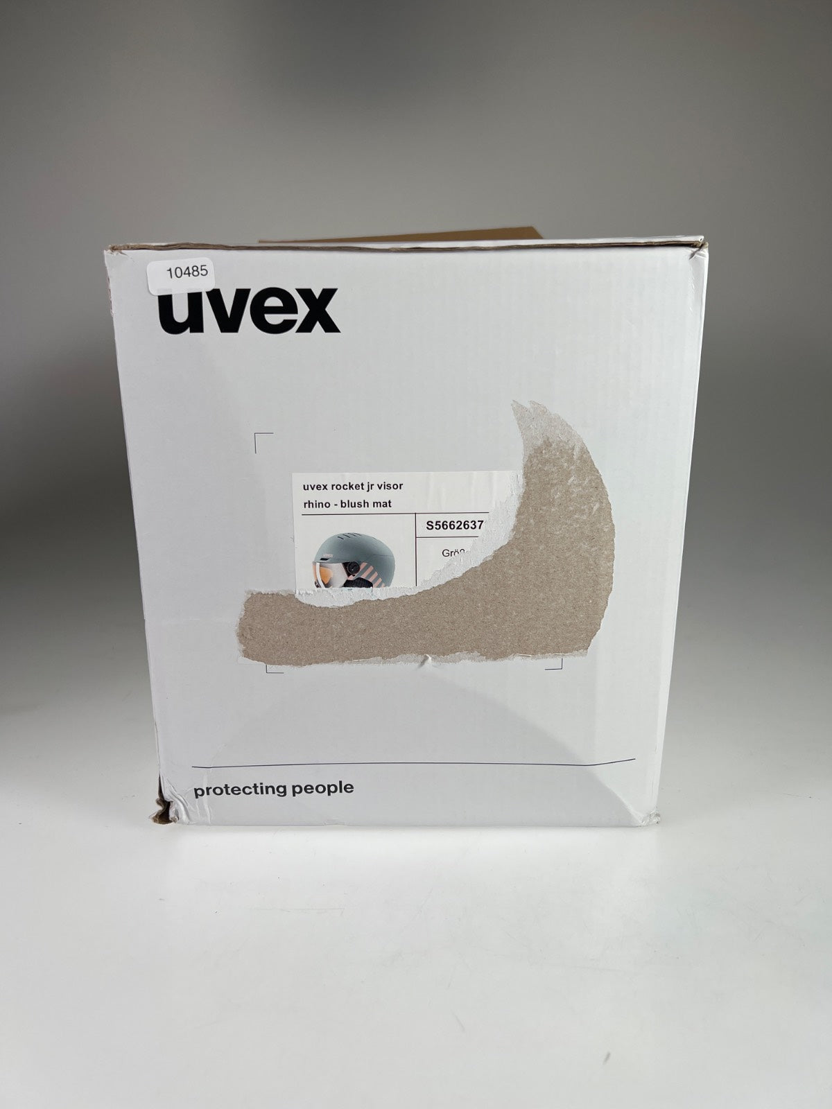 uvex Rocket Jr Visor Skihelm - Größe 54-58cm #10485