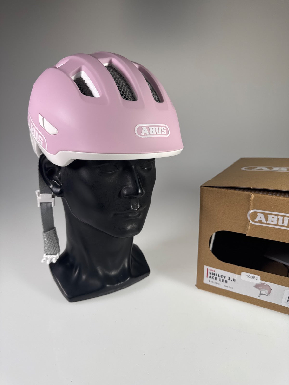 ABUS Smiley 3.0 ACE LED Fahrradhelm - Größe 45-50cm #10655