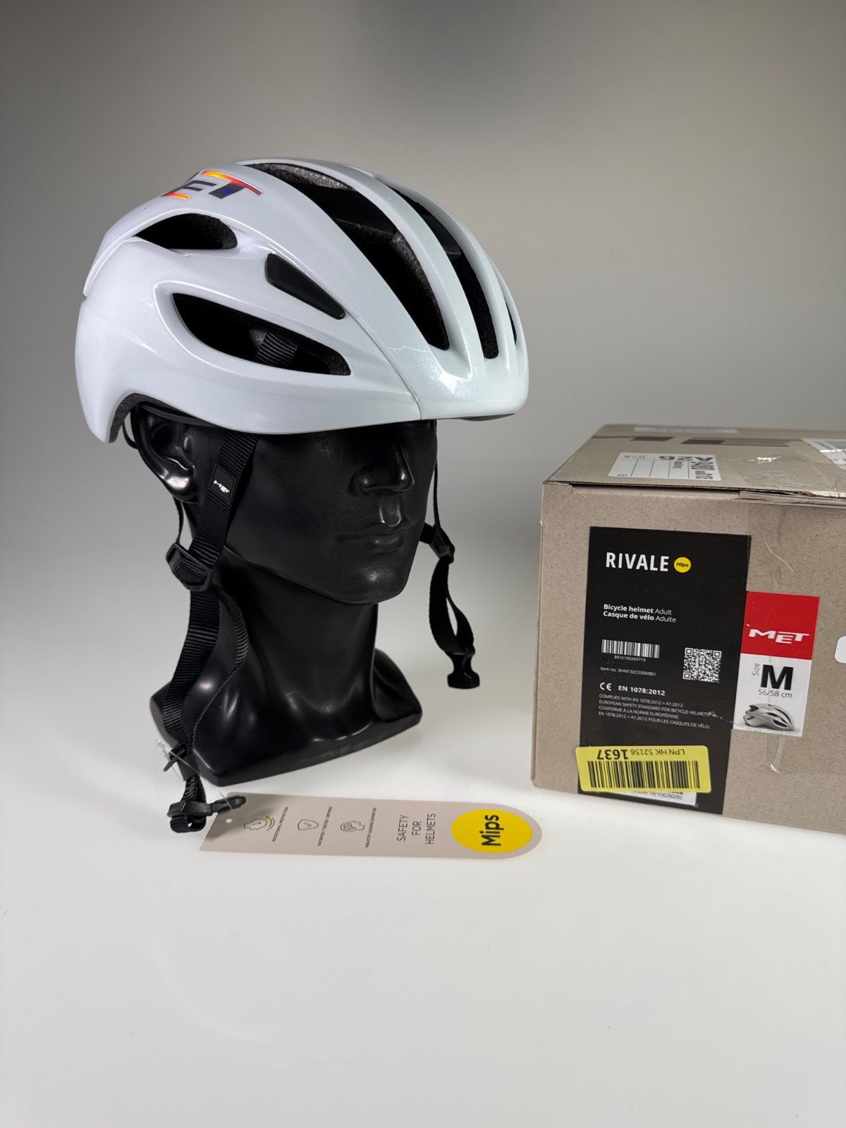 MET Rivale MIPS Fahrradhelm - Größe 56-58cm #10775