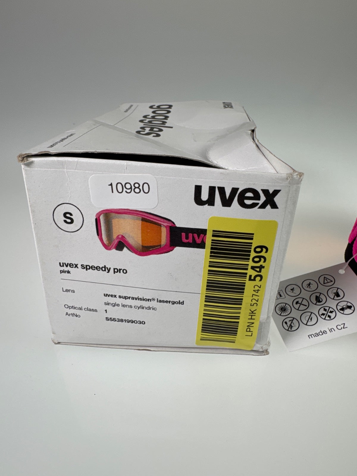 uvex speedy pro Kinder-Sportbrille Anti-Fog UV-Schutz #10980