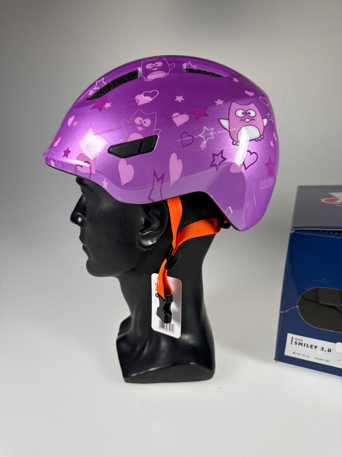 ABUS Smiley 3.0 Fahrradhelm - Größe 50-55cm #10686