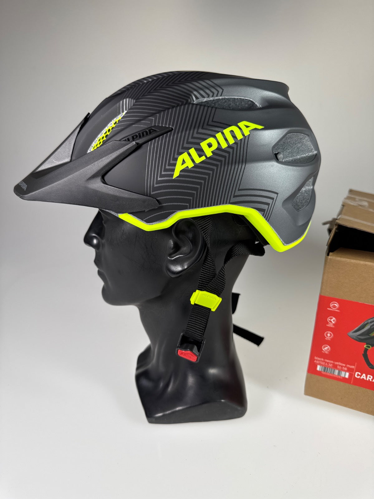 Alpina Carapax Junior Fahrradhelm - Größe 51-56cm #10736